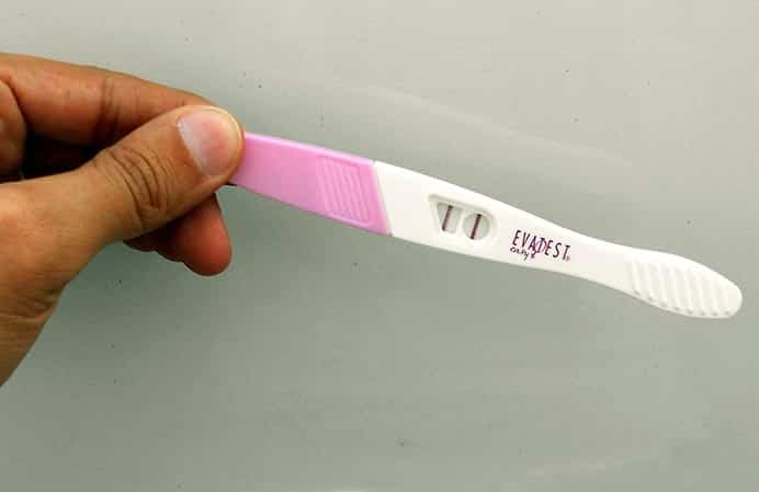 pruebas de embarazo positivas