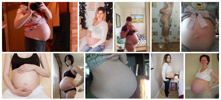 Semana 36 de Embarazo Panza